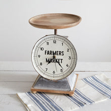 Load image into Gallery viewer, Farmers Market Decorative Scale Clock
