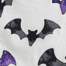 Load image into Gallery viewer, Black and Purple Bats Tea Towel
