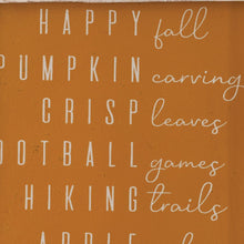 Load image into Gallery viewer, Autumn Words Wall Plaque
