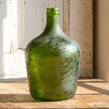 Load image into Gallery viewer, Antique Green Cellar Bottle

