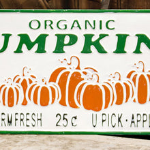 Load image into Gallery viewer, Organic Pumpkins Sign
