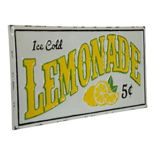 Load image into Gallery viewer, Ice Cold Lemonade Sign
