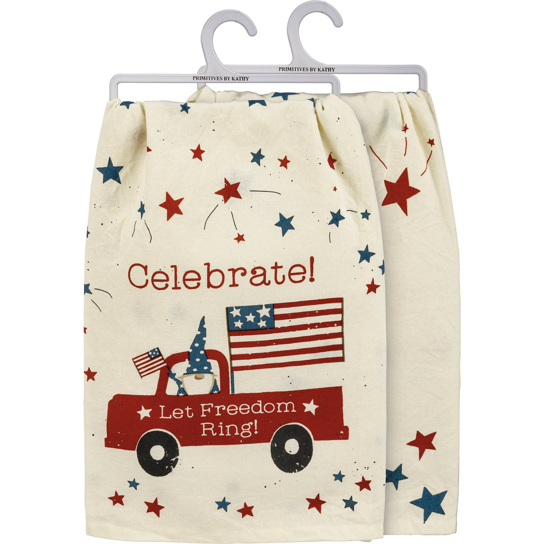 Red White & Blue Star Towels