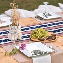 Load image into Gallery viewer, Stars &amp; Stripes Table Runner
