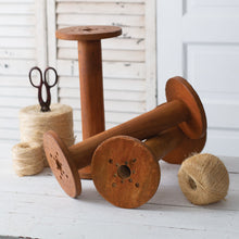Load image into Gallery viewer, Vintage-Inspired Wooden Spool
