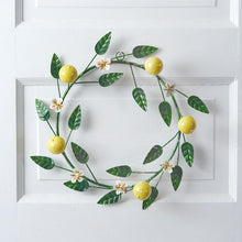 Load image into Gallery viewer, Metal Lemon Wreath
