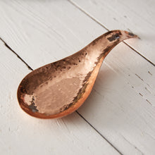Load image into Gallery viewer, Stamped Copper Spoon Rest

