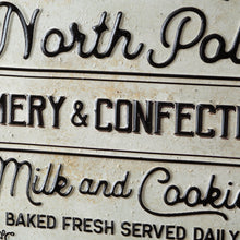 Load image into Gallery viewer, North Pole Creamery &amp; Confectionary Sign
