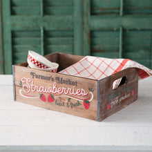 Load image into Gallery viewer, Farmer&#39;s Market Strawberries Crate
