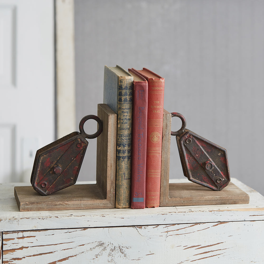 Pulley Bookends