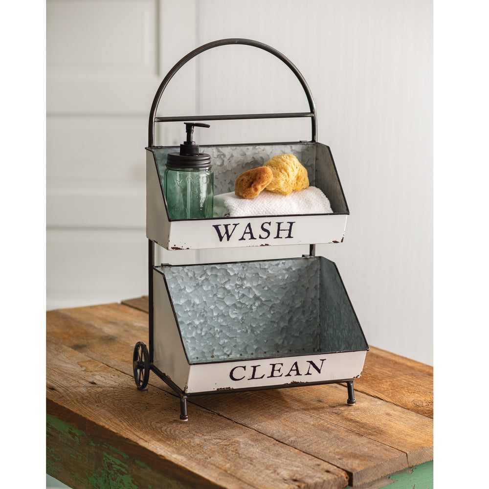 Wash and Clean Two-Tier Caddy