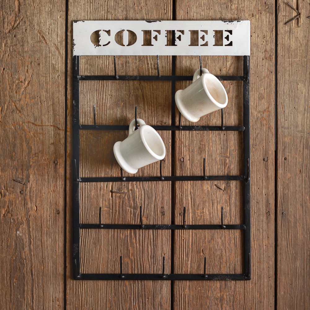 Hanging Coffee Mug Rack