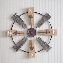 Load image into Gallery viewer, Windmill Compass Wall Décor
