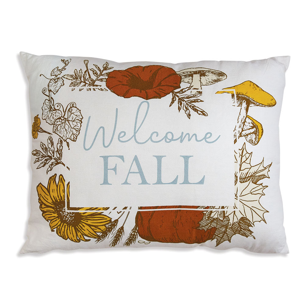 Welcome Fall Throw Pillow