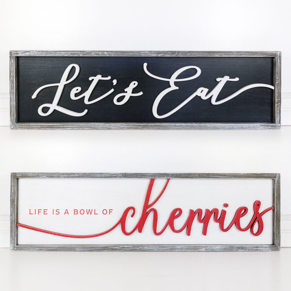 Double Sided Decorative Sign