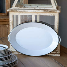 Load image into Gallery viewer, Enamelware Oval Tray

