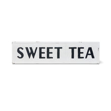 Load image into Gallery viewer, Embossed Metal Sweet Tea Sign

