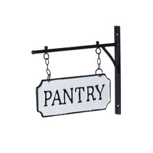 Load image into Gallery viewer, Pantry Tin Hanger Sign
