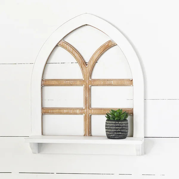 Framed Arch With Shelf