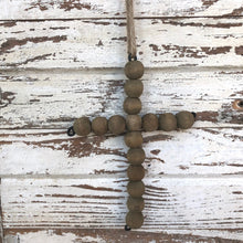 Load image into Gallery viewer, Natural Wood Cross Garland
