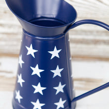 Load image into Gallery viewer, Navy Pitcher With Stars
