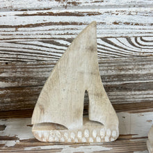 Load image into Gallery viewer, Carved Wood Sailboat Set
