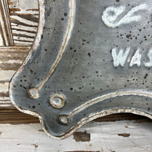 Load image into Gallery viewer, Scalloped Metal Laundry Sign

