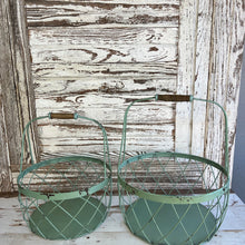 Load image into Gallery viewer, Robins Egg Wire Basket Set
