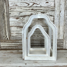 Load image into Gallery viewer, White Beaded Arch Trays

