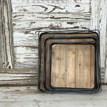 Load image into Gallery viewer, Modern Farmhouse Square Tray Set
