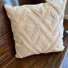 Load image into Gallery viewer, Double Diamond Pattern Pillow

