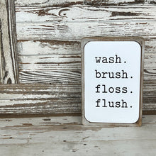 Load image into Gallery viewer, Modern Farmhouse Bathroom Sign
