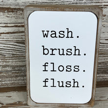 Load image into Gallery viewer, Modern Farmhouse Bathroom Sign
