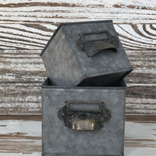 Load image into Gallery viewer, Metal Bin Drawer Box Set

