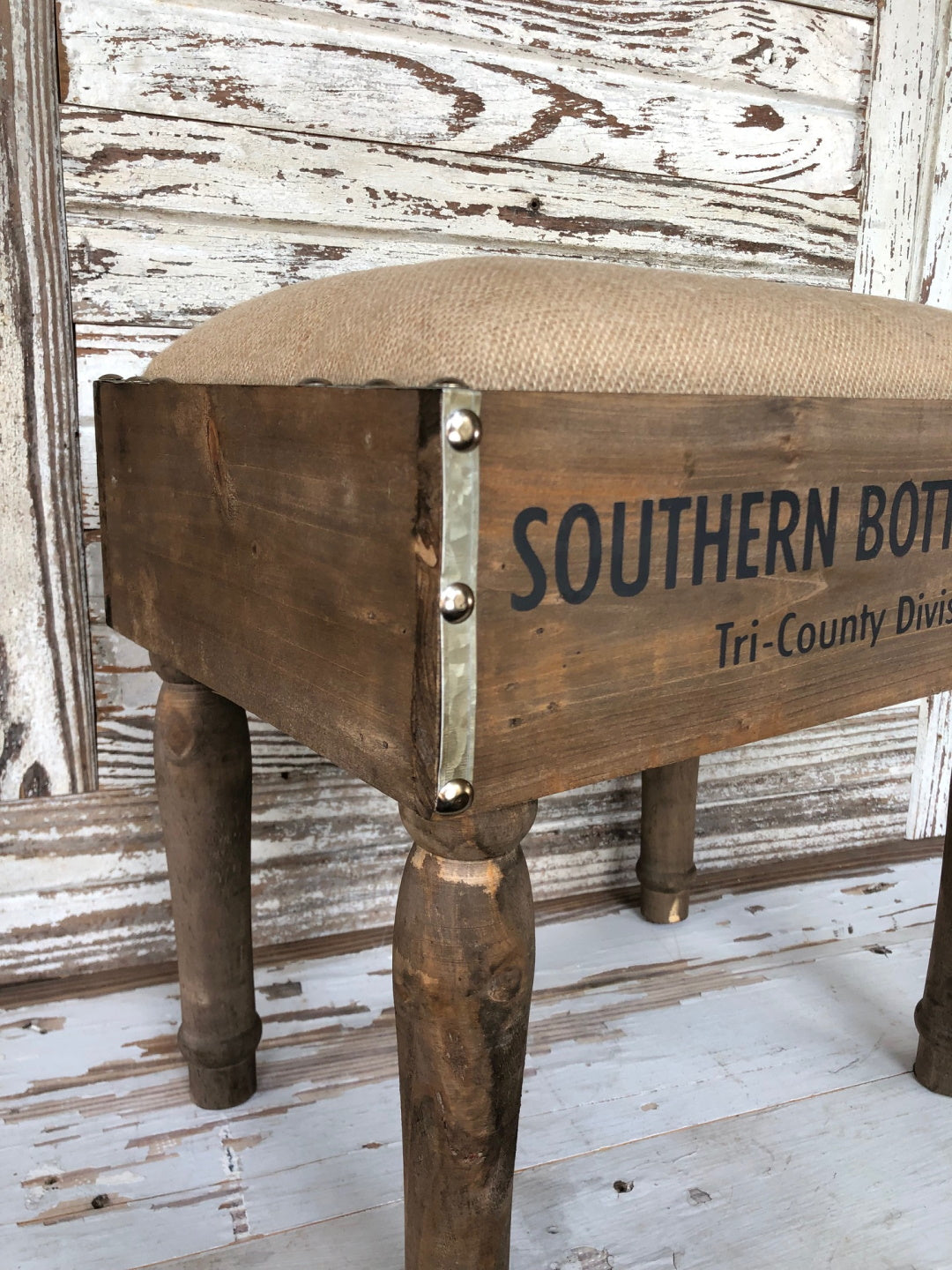 Bottle Crate Foot Stool
