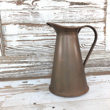 Load image into Gallery viewer, Vintage Inspired Copper Finish Pitcher
