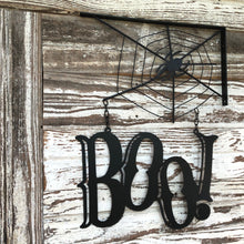 Load image into Gallery viewer, Boo Tin Hanger Sign
