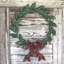 Load image into Gallery viewer, Metal Bay Leaf Wreath
