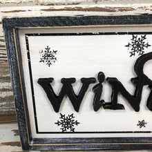 Load image into Gallery viewer, Wicked &amp; Winter Reversible Wooden Sign
