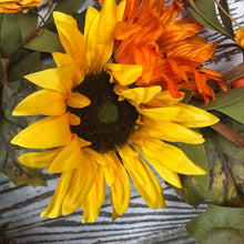 Load image into Gallery viewer, Setting Sun Pumpkin Wreath
