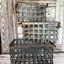 Load image into Gallery viewer, Woven Metal Baskets
