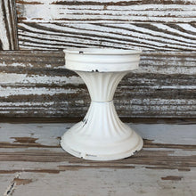 Load image into Gallery viewer, White Enamel Candlestick Set
