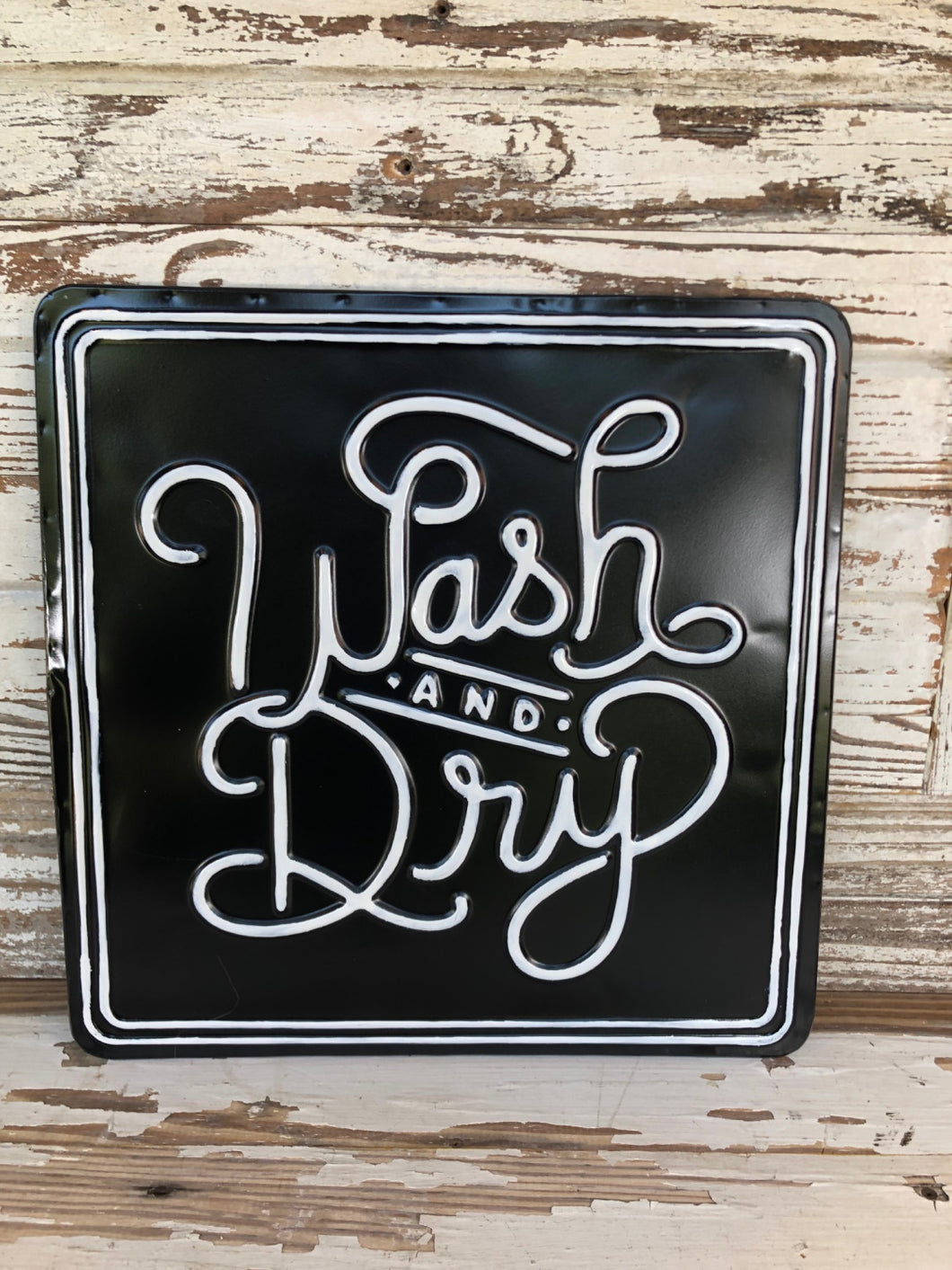 Wash & Dry Signs