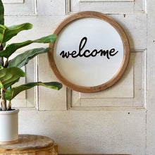 Load image into Gallery viewer, Framed Welcome Sign
