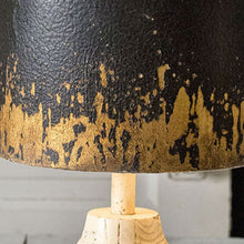 Load image into Gallery viewer, Wooden Base Table Lamp With Metal Shade

