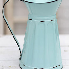 Load image into Gallery viewer, Robins Blue Metal Pitcher

