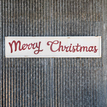 Load image into Gallery viewer, Corrugated Metal Merry Christmas Sign
