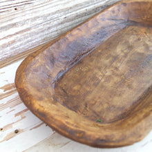 Load image into Gallery viewer, Dark Distressed Dough Bowl
