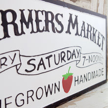Load image into Gallery viewer, Farmers Market Sign With Strawberry
