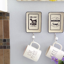 Load image into Gallery viewer, Farmhouse Wall Hooks - Set of 2
